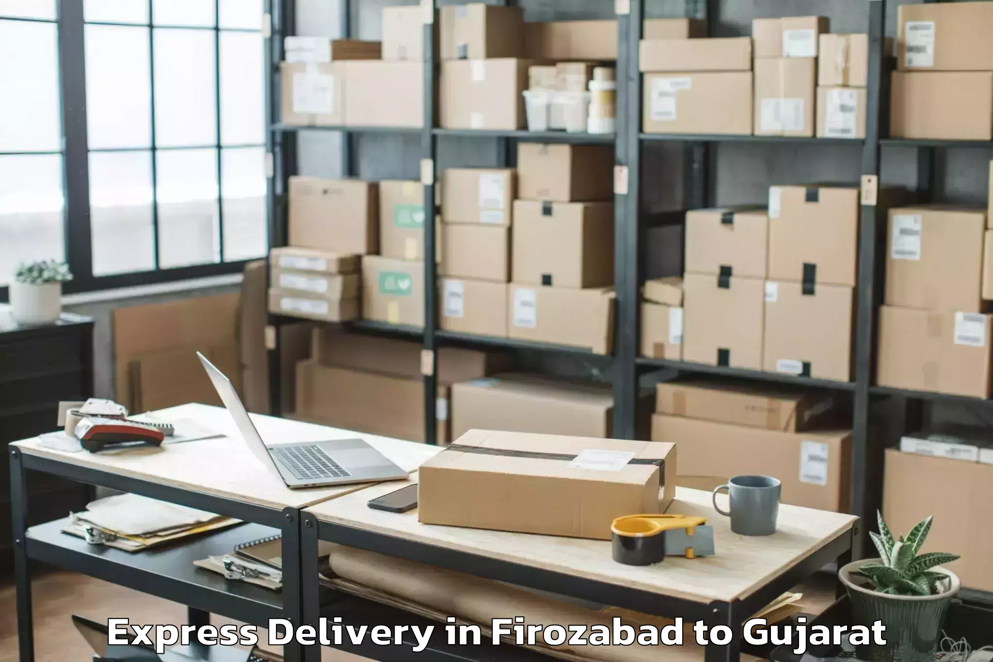 Book Firozabad to Bhesan Express Delivery